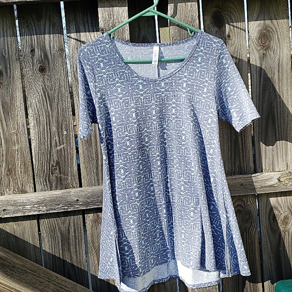 Lularoe Top Split Side Aztec Print Extra Small - image 1